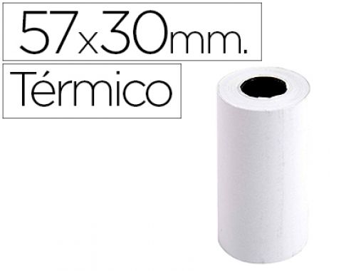 Rolo de calculadora exacompta termico 57 mm x 30 mm 55 g/m2 , Exacompta , 156036 , 3130631406425